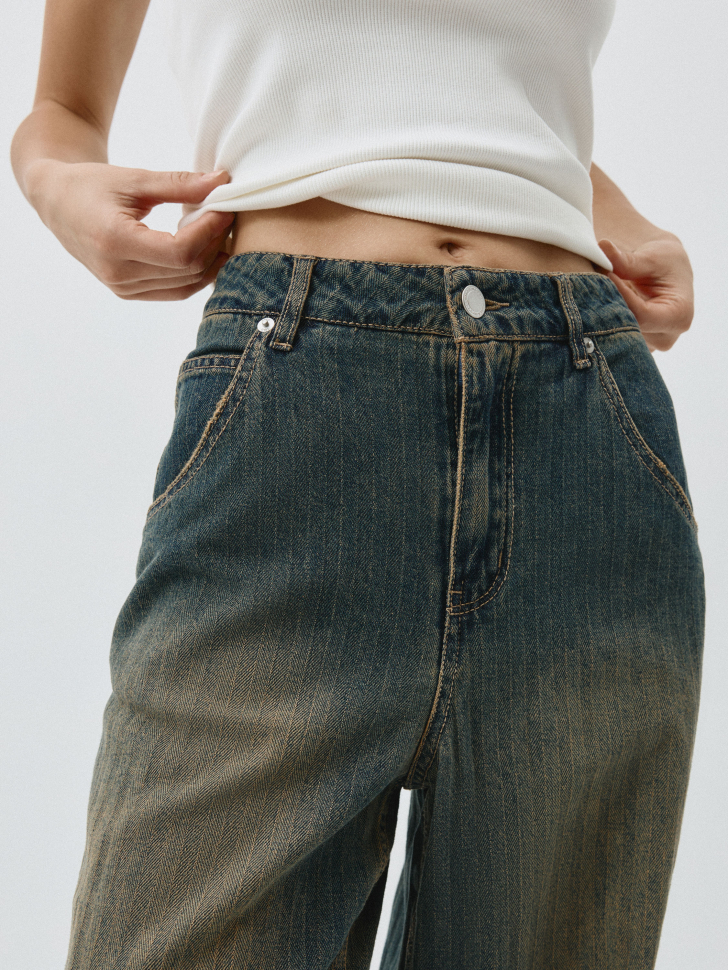 Винтажные джинсы Baggy Fit. Фото №3