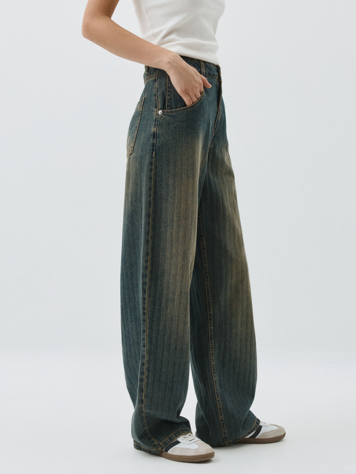 Винтажные джинсы Baggy Fit. Фото №4