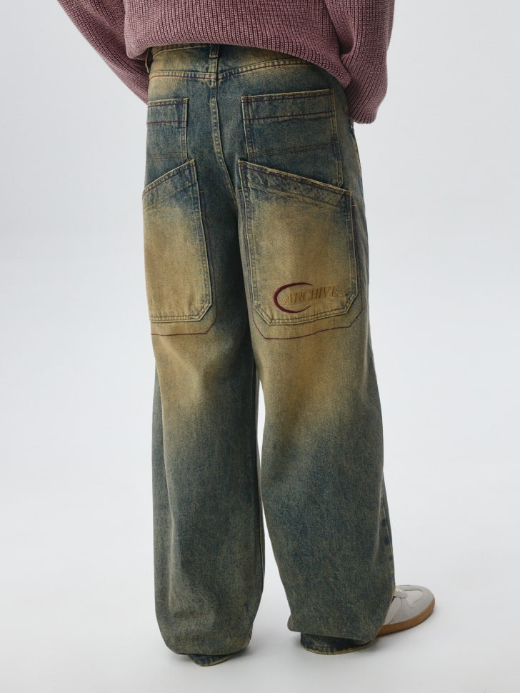 Джинсы BAGGY FIT из коллекции SELA ARCHIVE. Фото №3