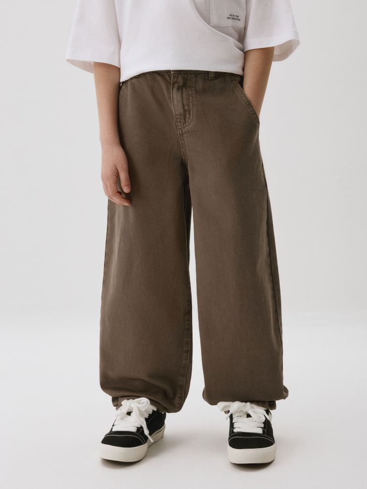 Джинсы Baggy на резинке для мальчиков