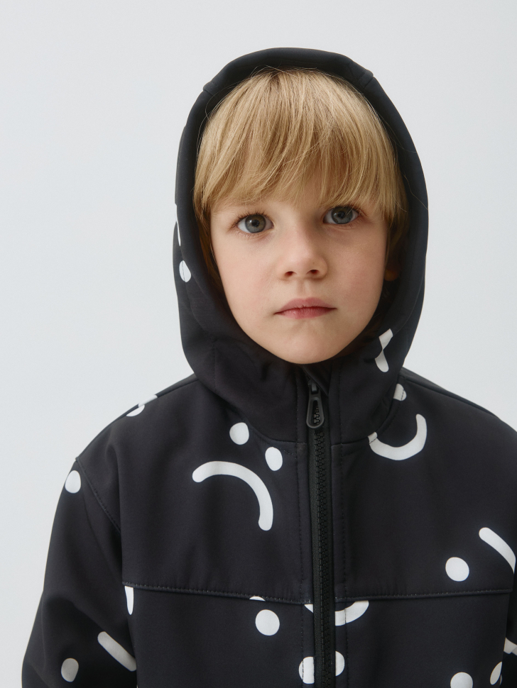 

Ветровка из Softshell на флисе для мальчиков