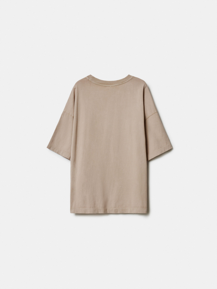 футболка оверсайз с принтом для девочек от бренда sela вид слева