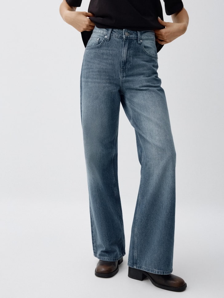 

Джинсы WIDE LEG