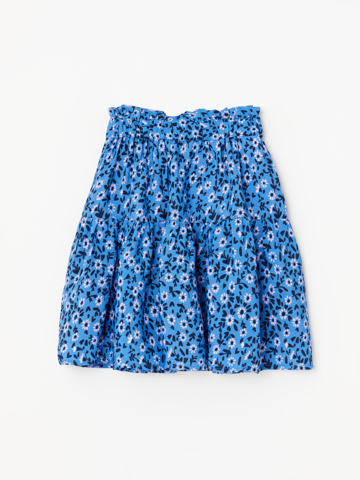 Вискозная юбка для девочек (синий, 98/ 3-4 YEARS) от Sela