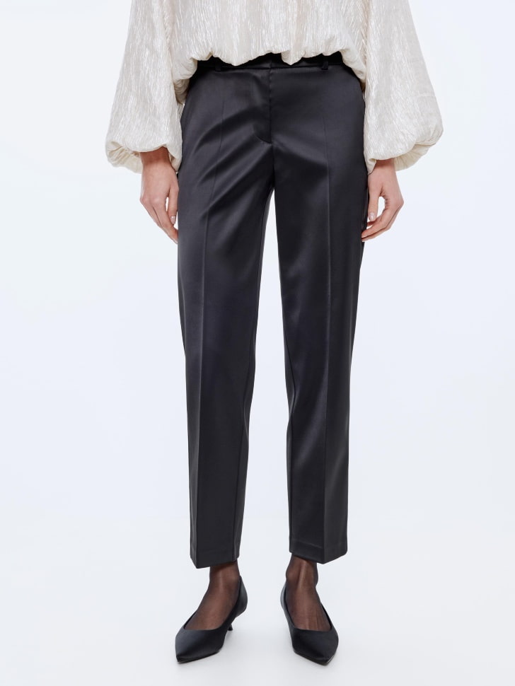 сатиновые укороченные брюки 4610517111654 по акции