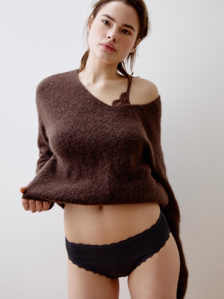 трусы слипы с кружевом 4680798275390 с промокодом