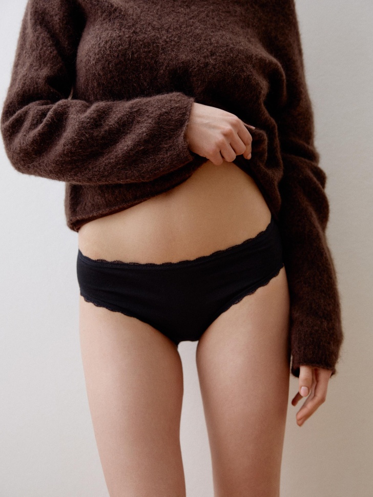 трусы слипы с кружевом 4680798275390 купить с доставкой