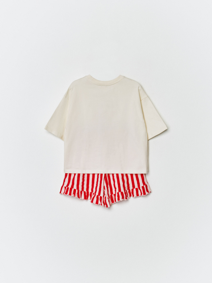 пижама для девочек с принтом  x смешарики 4610517203878 по акции