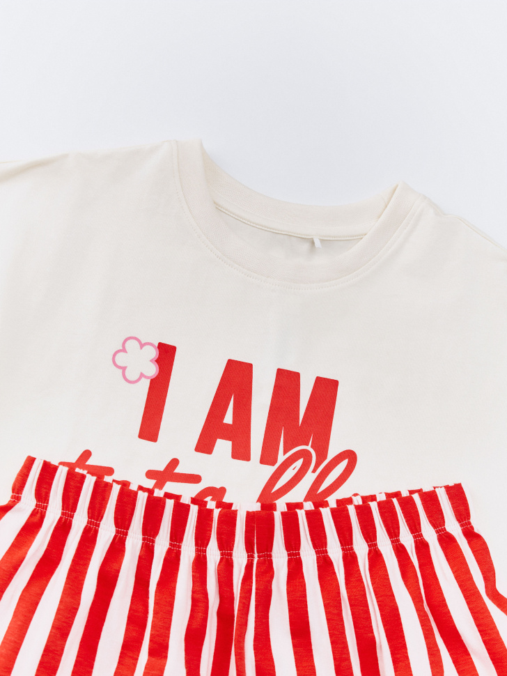 пижама для девочек с принтом  x смешарики 4610517203878 с промокодом