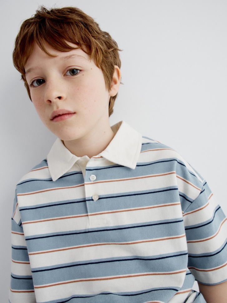 поло оверсайз с коротким рукавом для мальчиков 4610517204127 в интернет магазине