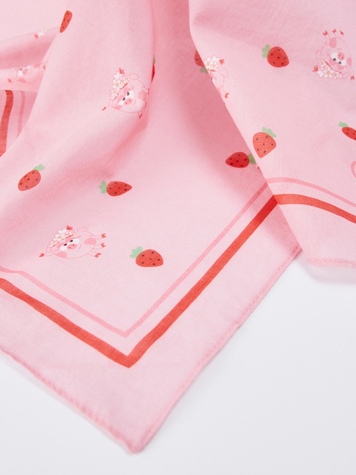 бандана для девочек с принтом  х смешарики от бренда sela вид слева