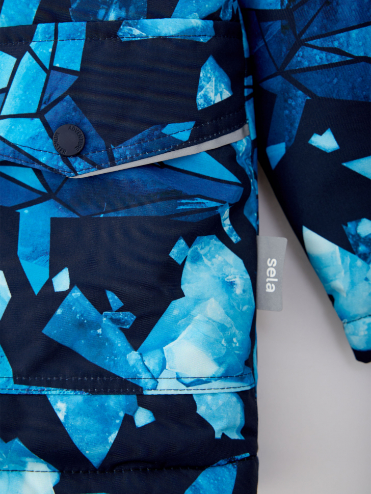 Куртка из технологичной мембраны с лямками для мальчика - фото 8