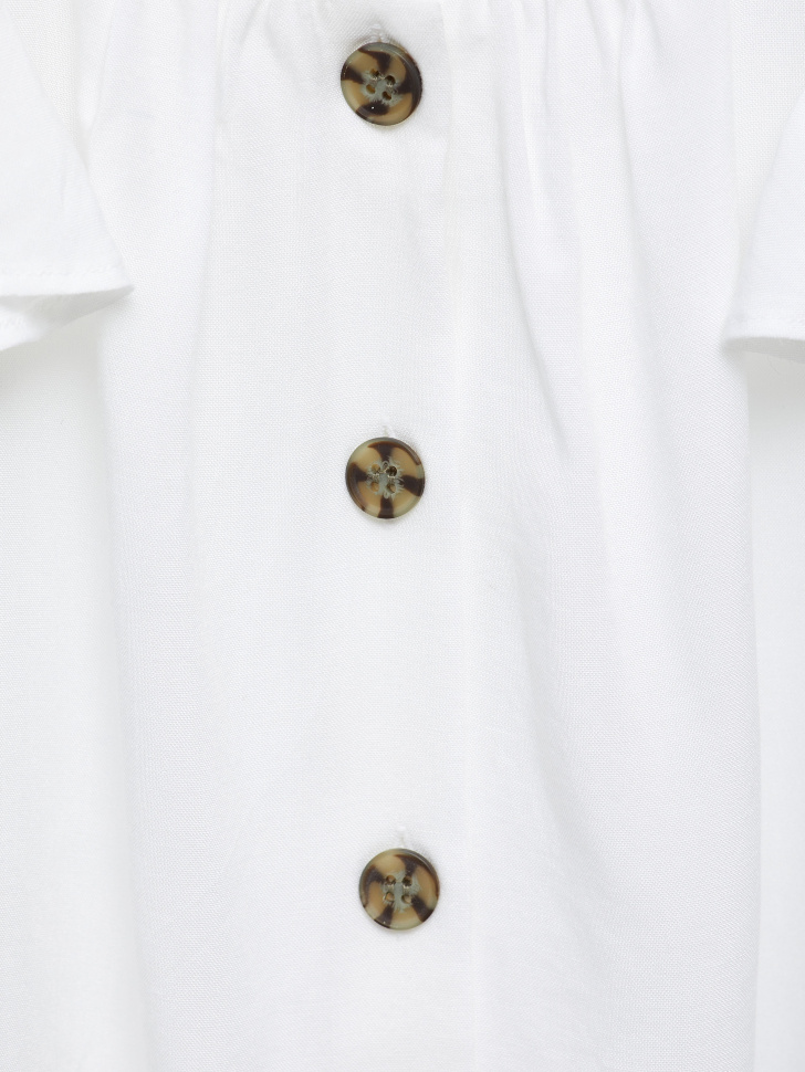 блузка для девочек (белый, 116) от Sela