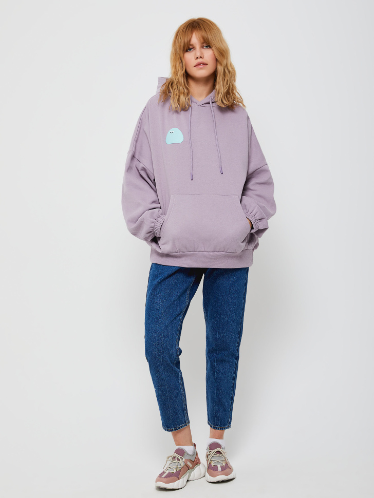 

Джинсы mom fit, Синий