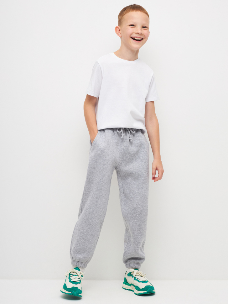 

Джоггеры оверсайз для мальчиков, Серый