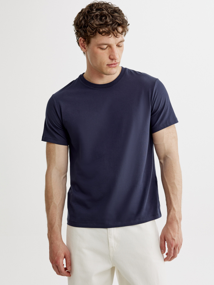 Мужская футболка Sela Адам, синий, арт. 52689