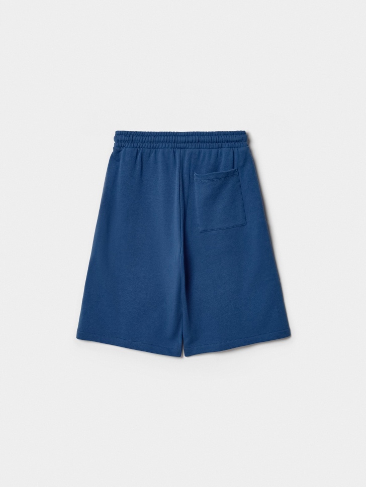 трикотажные удлиненные шорты для мальчиков из россии вид сбоку