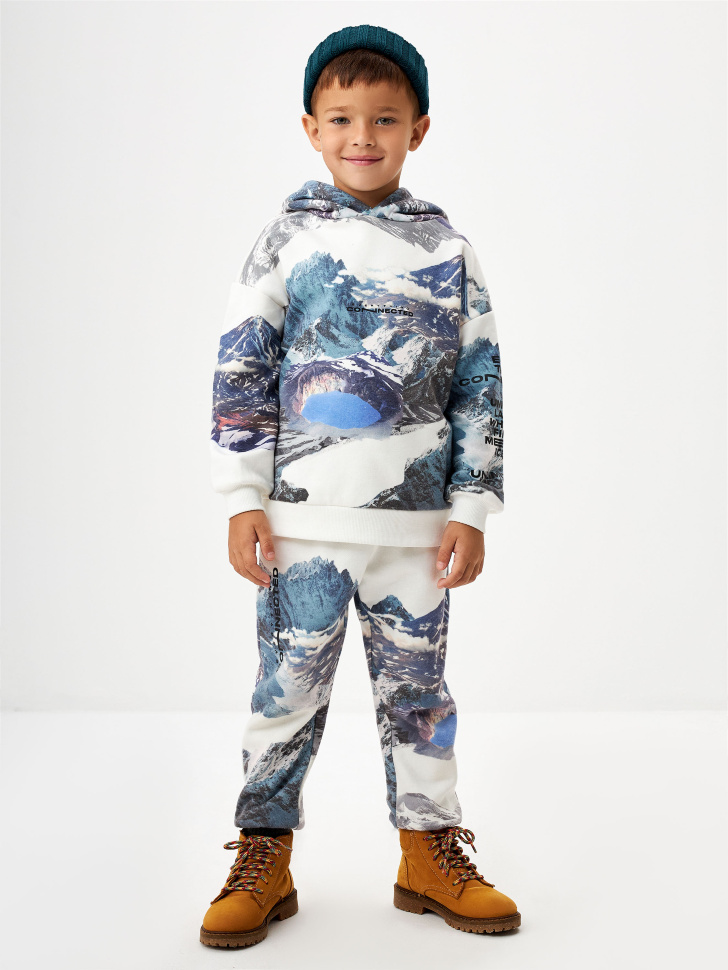 

Джоггеры с ярким принтом из коллекции Kamchatka детские