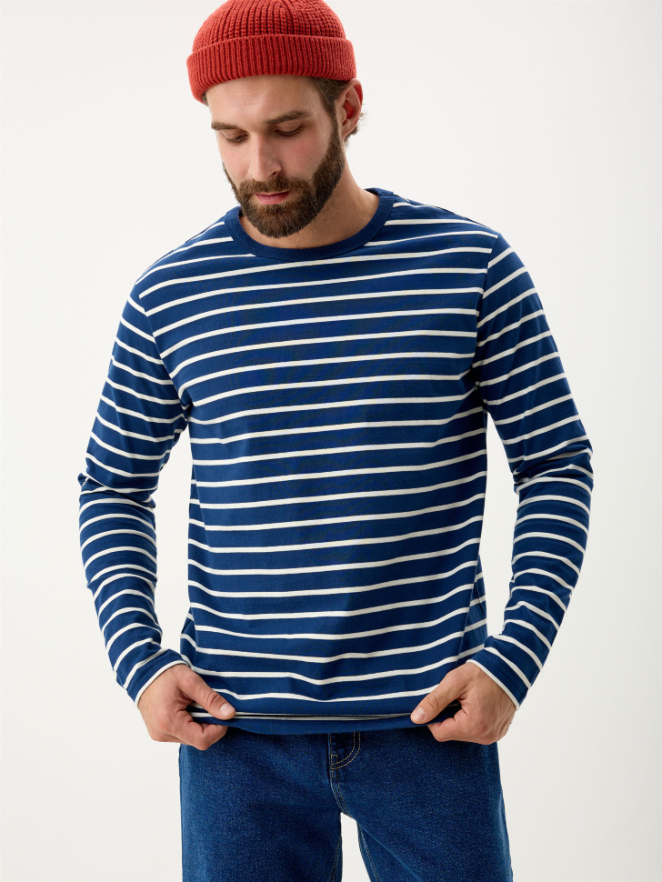 

Лонгслив REGULAR FIT в полоску, 3810110209