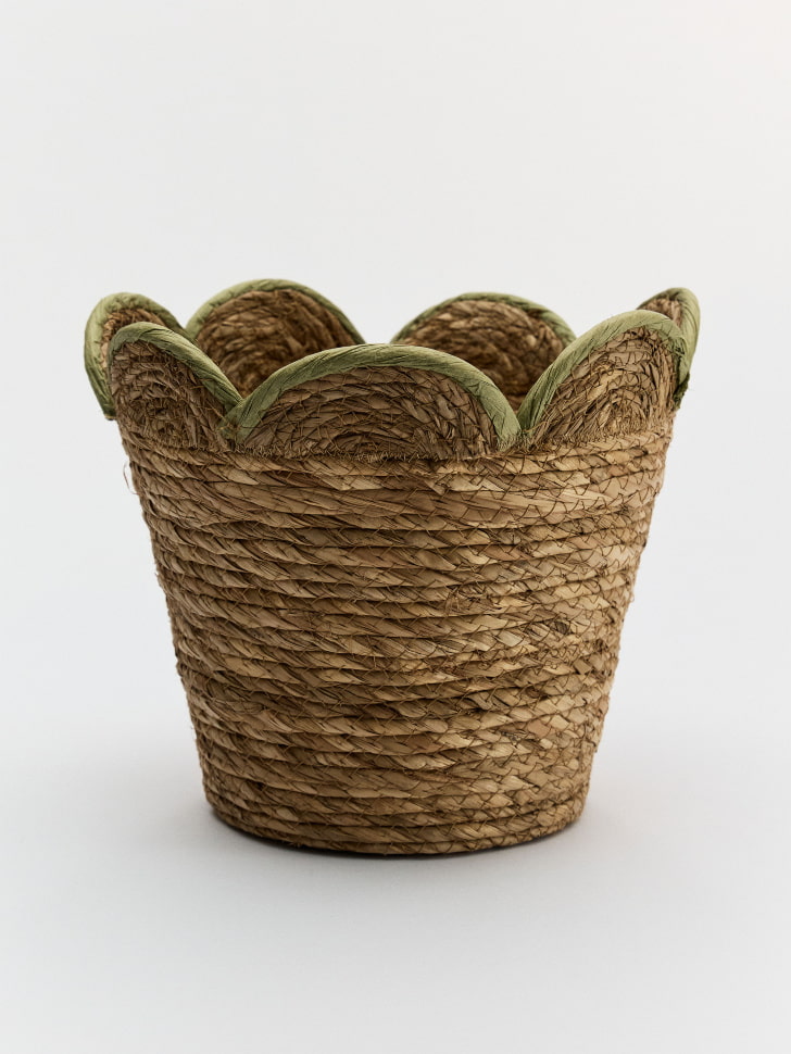 

Плетеная корзина с фигурной кромкой, SL5811226312