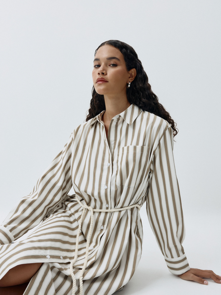 

Платье-рубашка оверсайз