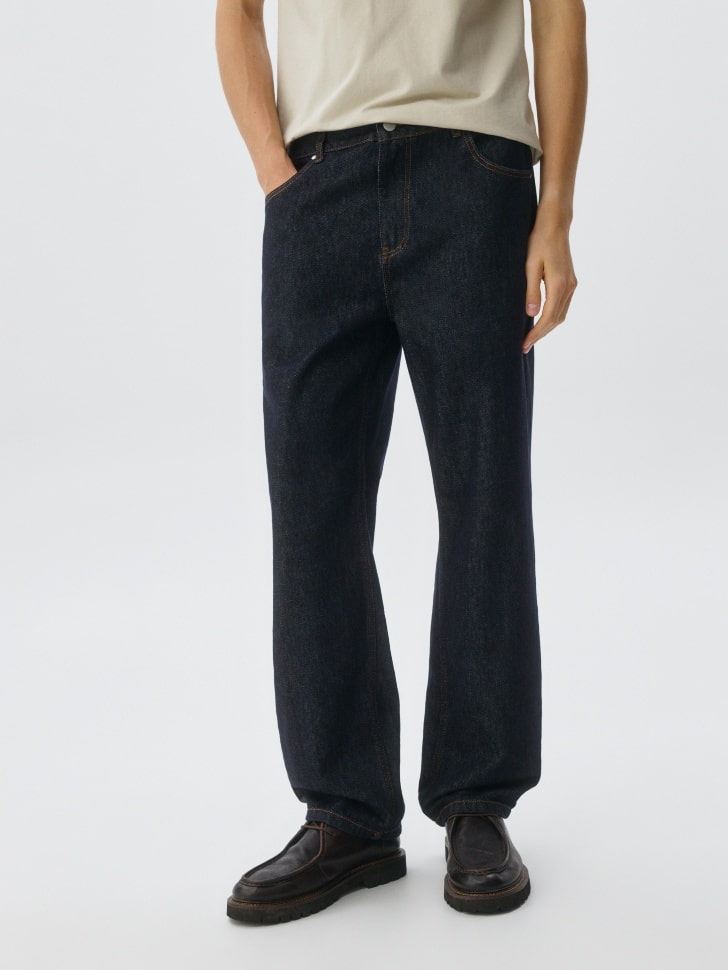 джинсы straight fit со средней посадкой 4680798691213 фотография