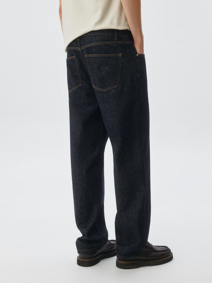 джинсы straight fit со средней посадкой 4680798691213 в интернет магазине