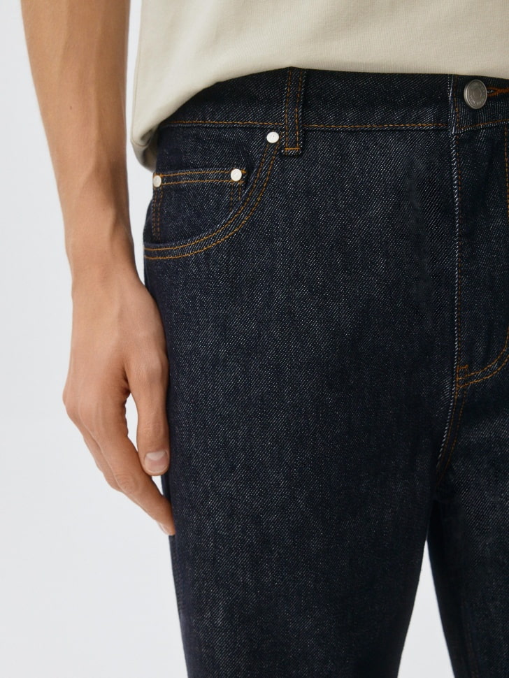 джинсы straight fit со средней посадкой 4680798691213 купить с доставкой