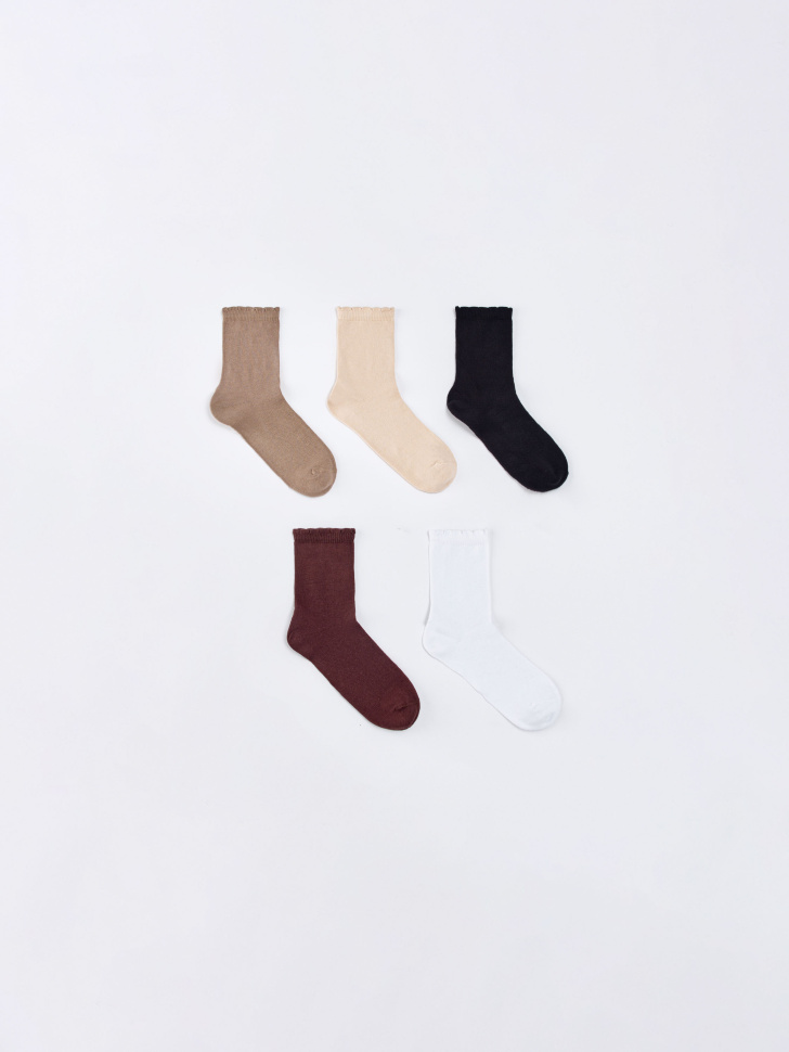 Набор детских носков SELA (5 пар), разноцветный, арт. 35160