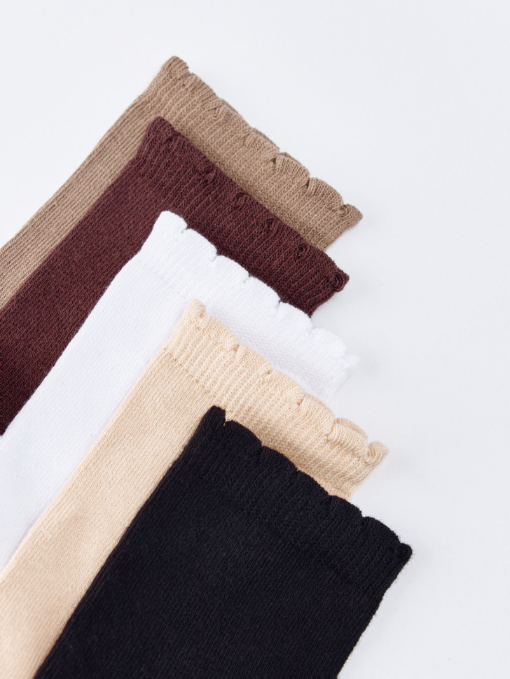 набор из 5 пар носков детские от бренда sela вид слева