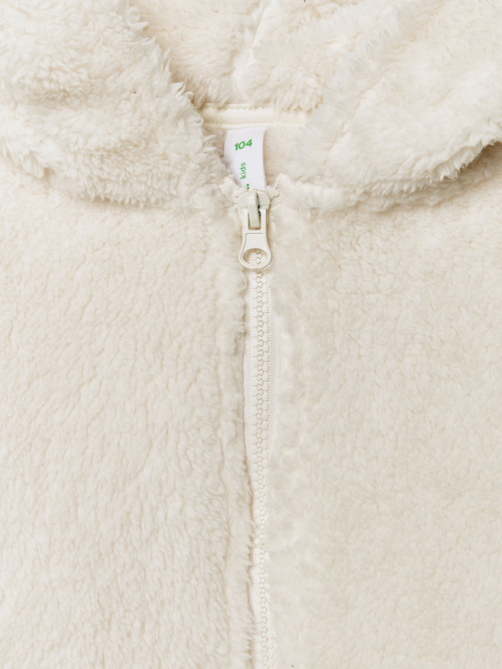 плюшевая толстовка для девочек из китайской крапивы спереди