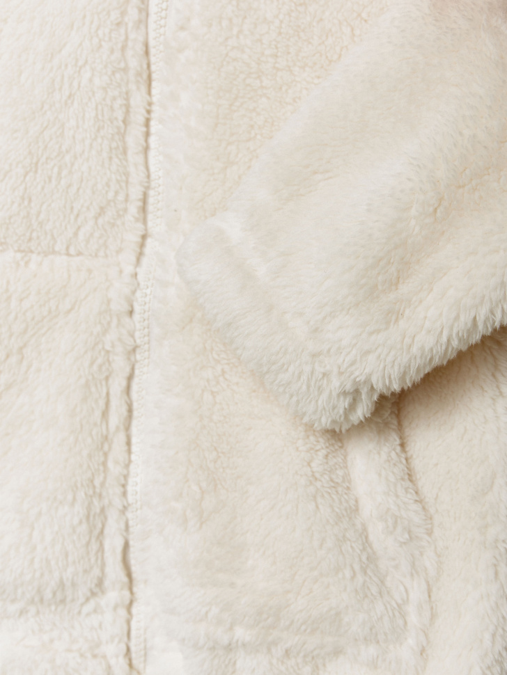 плюшевая толстовка для девочек универсального стиля с лицевой стороны