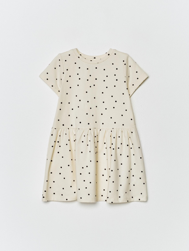 трикотажное платье с принтом для девочек 4610517160164 фотография