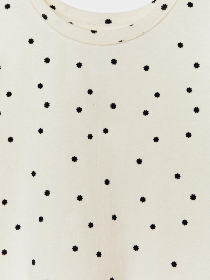 трикотажное платье с принтом для девочек 4610517160164 в интернет магазине