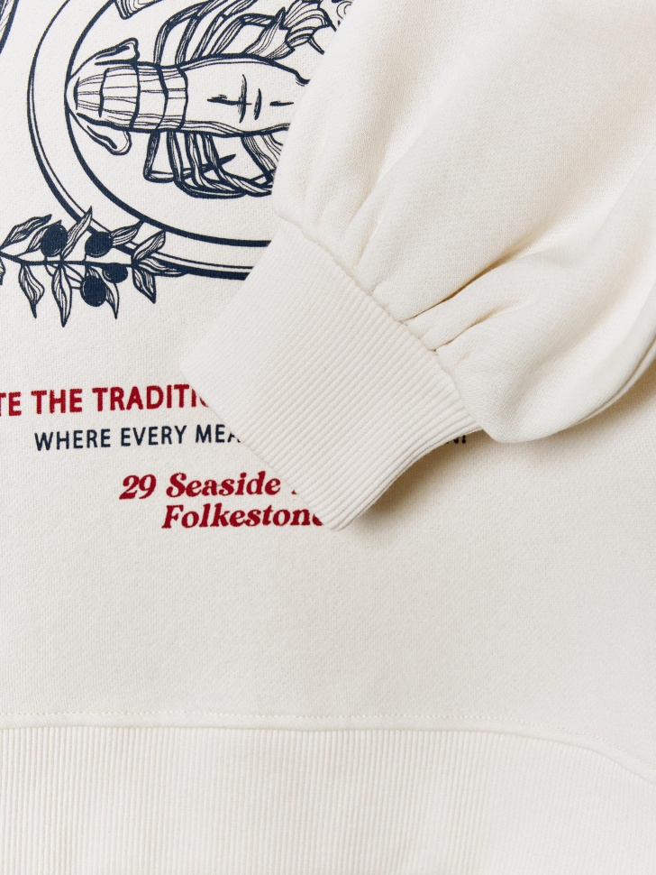 свитшот с принтом для девочек 4680798376899 с промокодом