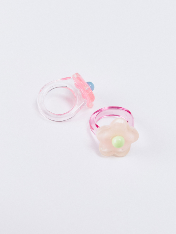 набор колец для девочек, 2 шт. от бренда sela вид слева