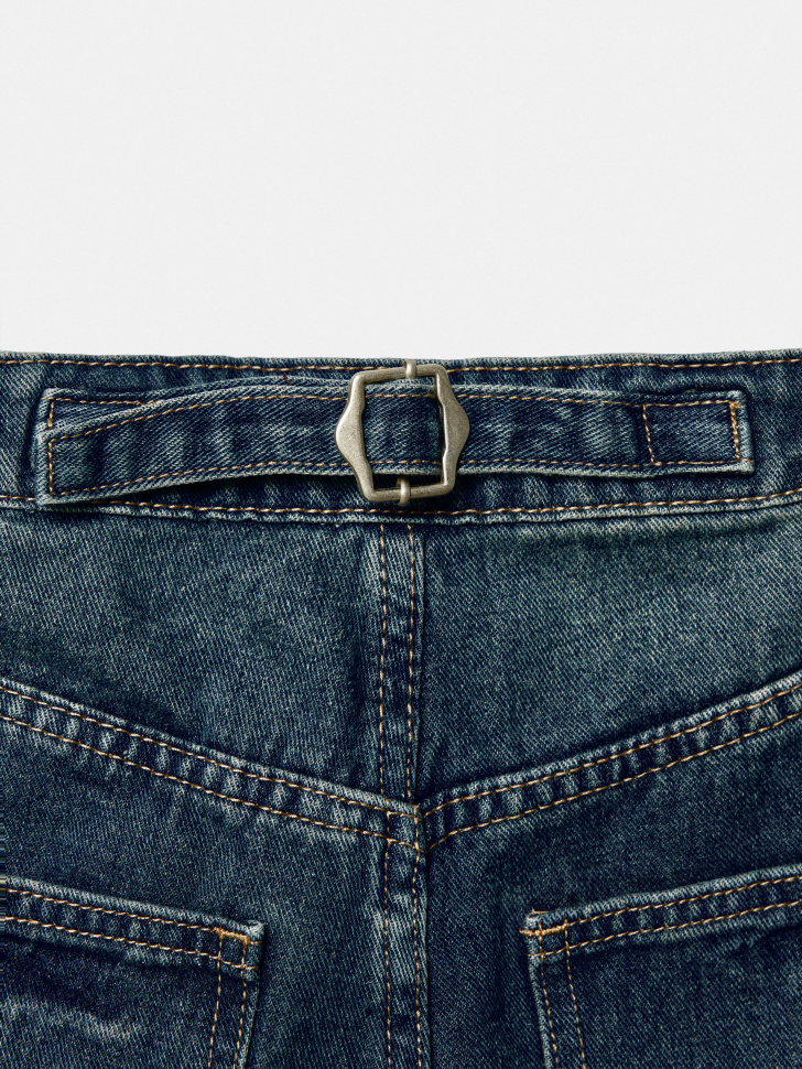 свободные джинсы багги для девочек из россии вид сбоку