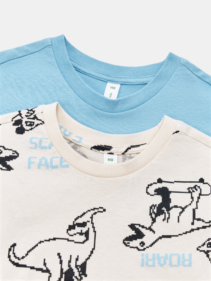 набор из 2 футболок для мальчиков от бренда sela вид слева