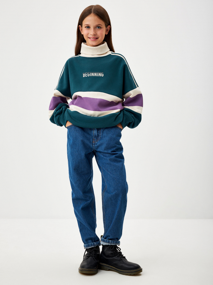 Джинсы Paperbag fit для девочек