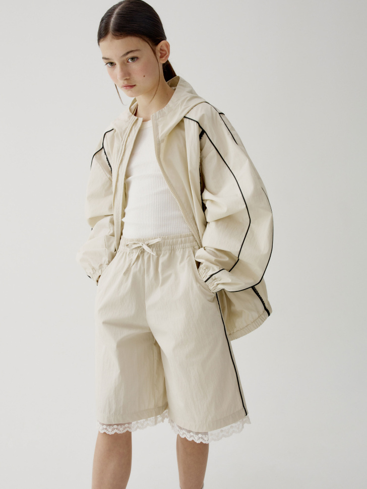 Удлиненные шорты в спортивном стиле для девочек 1799₽