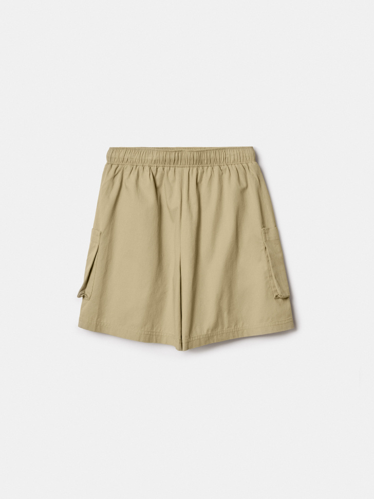 хлопковые шорты карго для девочек по цене 2299 руб вид справа