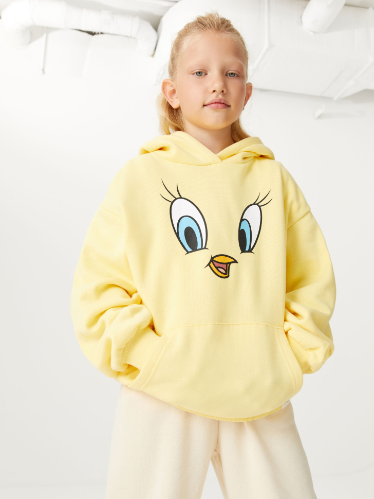 

Худи с принтом Looney Tunes для девочек, Желтый