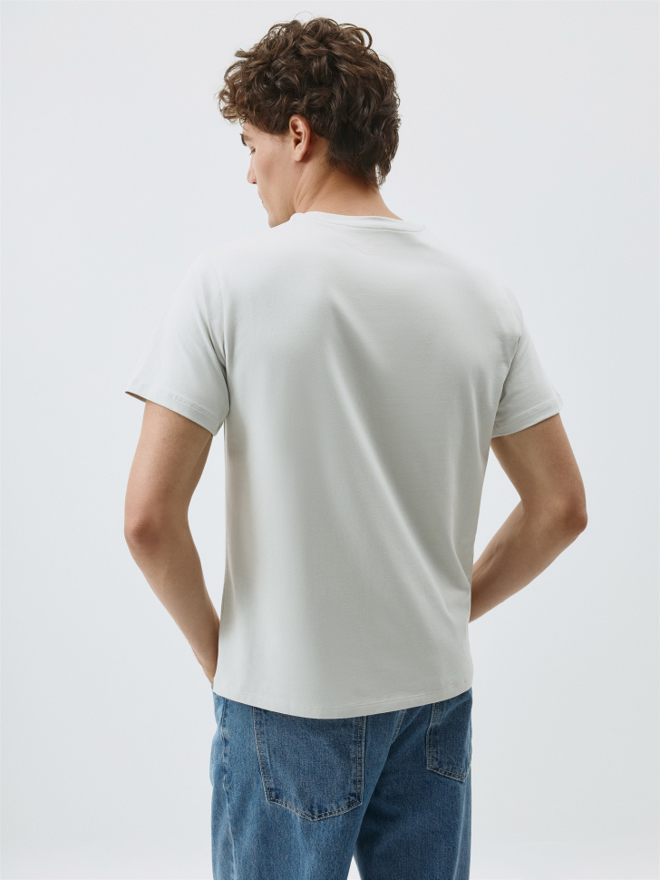 Футболка ADAM SLIM FIT базовая. Фото №5