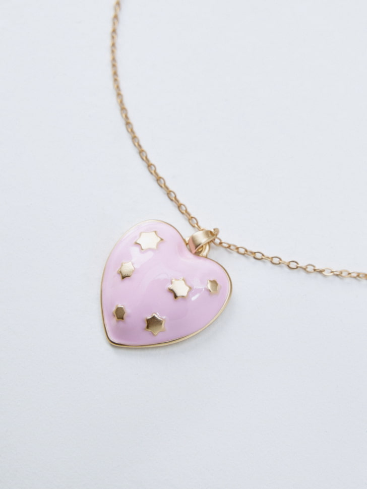 цепочка с подвеской для девочек от бренда sela вид слева