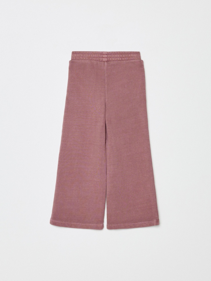 широкие брюки с  принтом для девочек 4680798539102 по акции