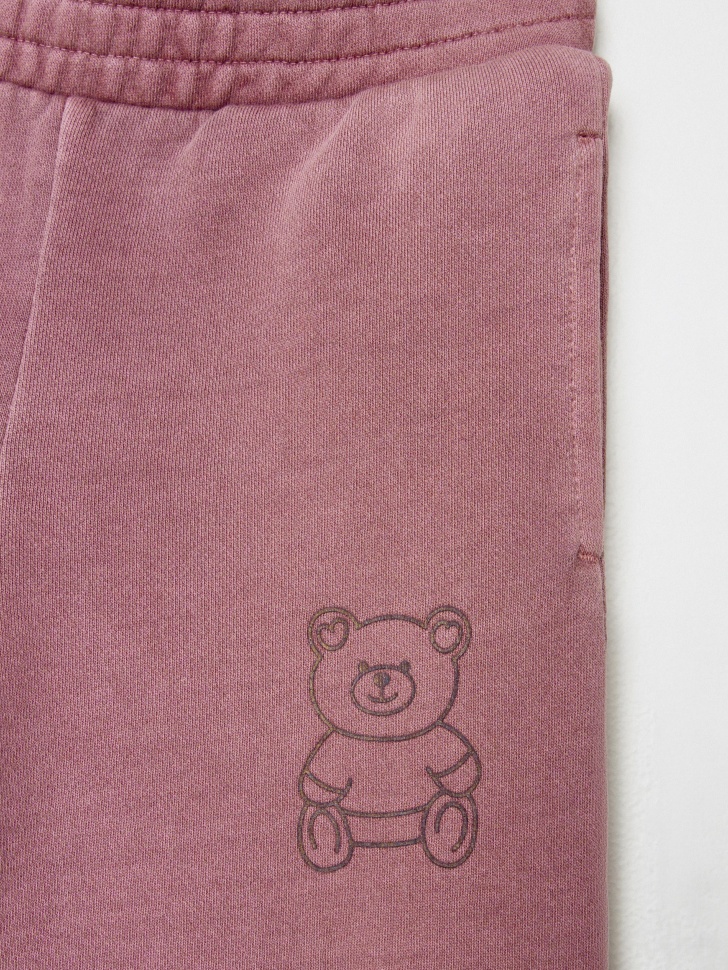 широкие брюки с  принтом для девочек 4680798539102 в интернет магазине