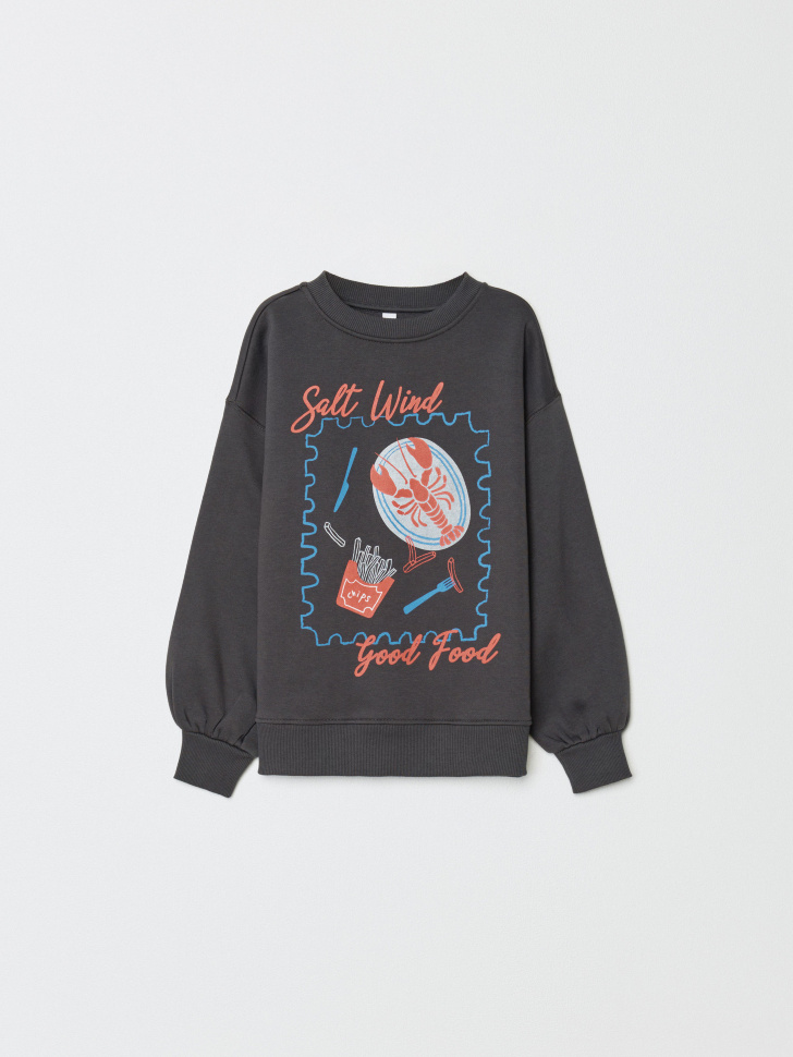 свитшот с принтом для девочек 4680798377049 фотография