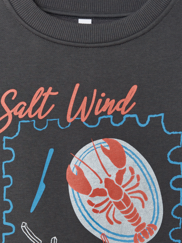 свитшот с принтом для девочек 4680798377049 купить с доставкой