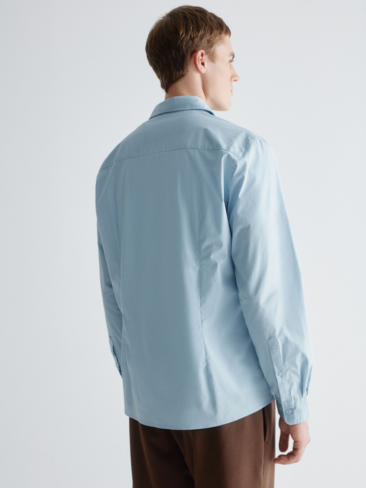 приталенная рубашка из поплина 4610517150806 с промокодом