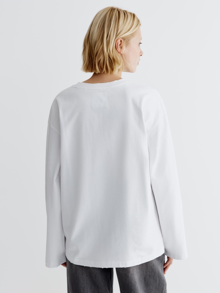 лонгслив с принтом  x союзмультфильм по цене 2599 руб вид справа